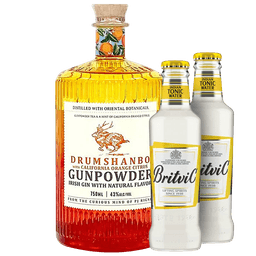 ג'ין דרמשנבו גאנפאודר תפוז קליפורני + זוג בריטוויק טוניק