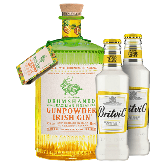 ג'ין דרמשנבו גאנפאודר אננס + זוג בריטוויק טוניק