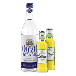 אוזו סולאריס 700 מ"ל + בריטוויק אננס 200 מ"ל
