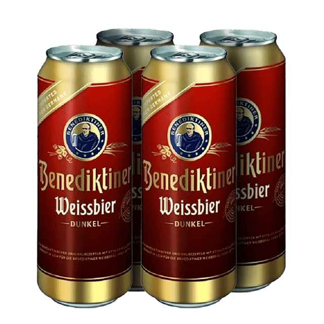 בירה בנדיקטינר לאגר 500 מ"ל פחית