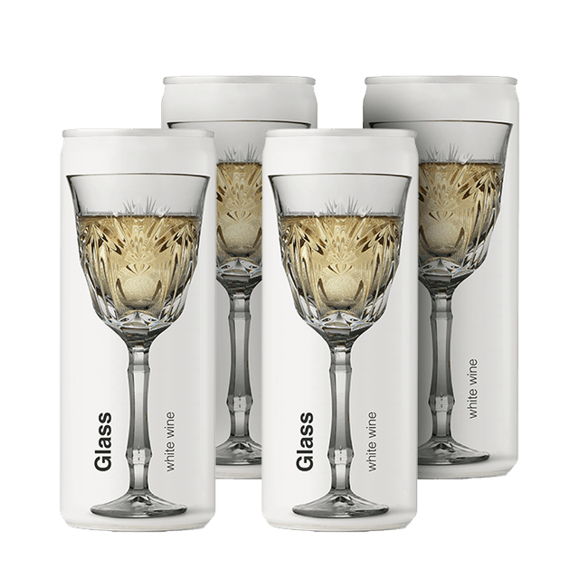 רביעיית Glass יין לבן