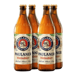 רביעיית בירה פאולנר 500 מ"ל