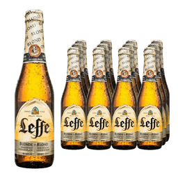 מארז 12 יח בירה לף בלונד 330 מ"ל