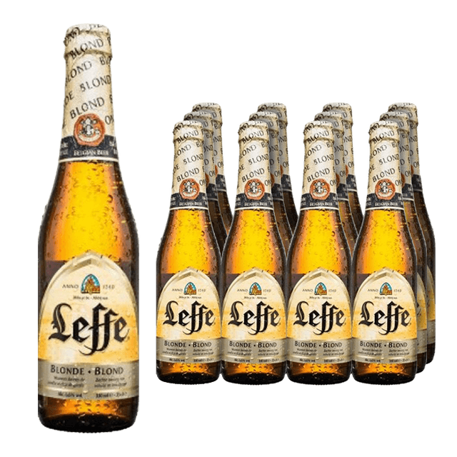 מארז 12 יח בירה לף בלונד 330 מ"ל