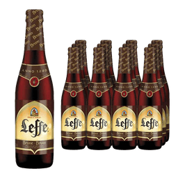 מארז 12 יח בירה לף בראון 330 מ"ל