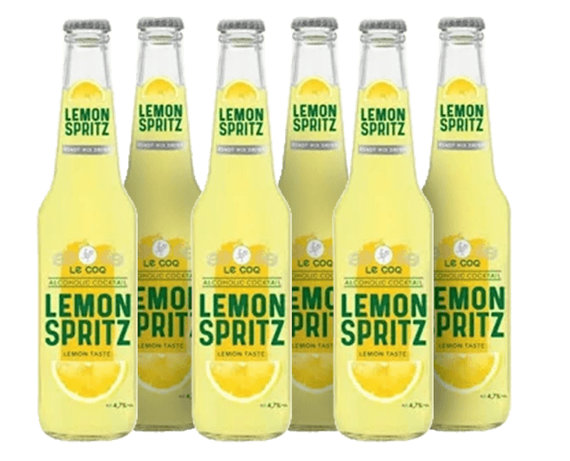 קוקטייל אלכוהולי לימון שפריץ' א.לה קוק 330 מ"ל