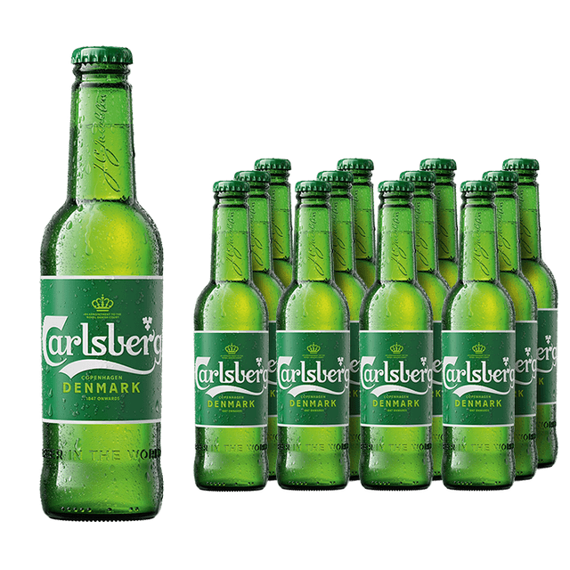 מארז 12 יח' בירה קרלסברג בק' 330 מ"ל