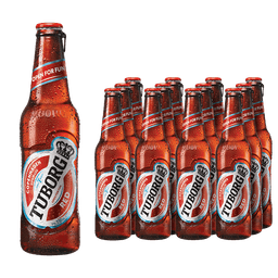 מארז 12 יח' בירה טובורג בק' 330 מ"ל