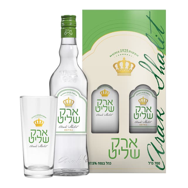 מארז ערק שליט 700מ"ל וכוס