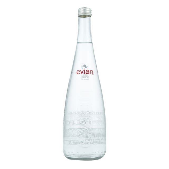 מים מינרלים אוויאן 750 מ"ל זכוכית