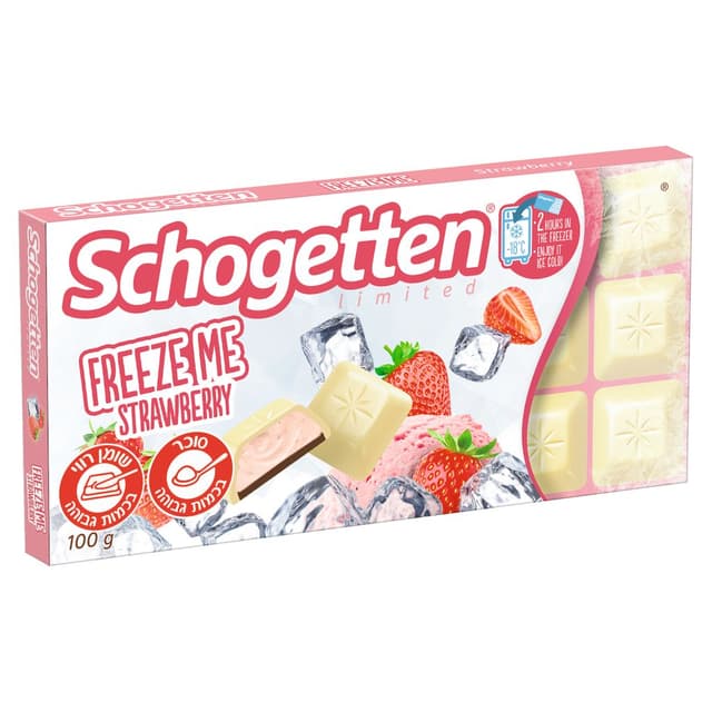 שוגטן - שוקולד קפוא תות 100 גרם