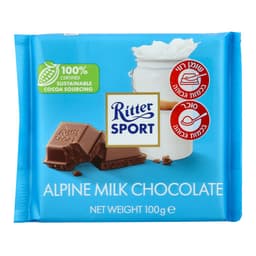 שוקולד RITTER SPORT חלב  100 גרם