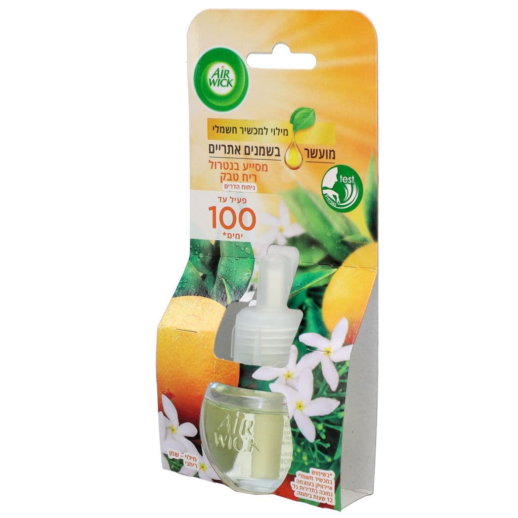 איירוויק - מילוי למבשם אוויר חשמלי ניחוח הדרים 19 מ"ל