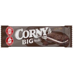 קורני ביג חטיף דגנים בטעם שוקולד עם 30% מילוי קרם חלב