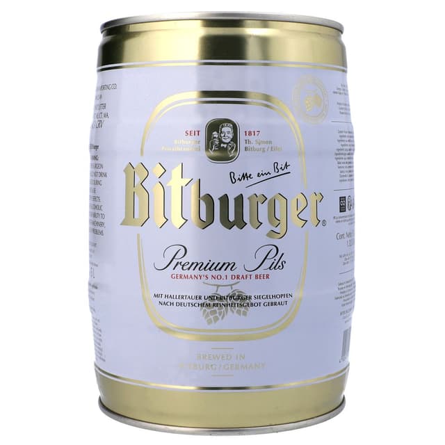 בירה ביטבורגר 5 ליטר חבית