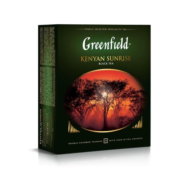 GREENFIELתה שחור קניין סאנרייז - 100 יח
