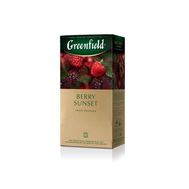 חליטה גרינפילד פירות יער ברי סאנסט 25 שק