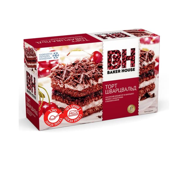 עוגת טורט "שוורצואלד" 350 גר בייקר האוס