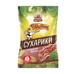 צנימים "MARTIN" בטעם בייקון  60 גר