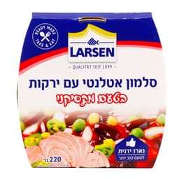 סלט סלמון וירקות מקסיקני לארסן 220 גרם