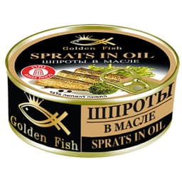 שימורי דג שפרוטים מעושנים בשמן צמחי 240ג