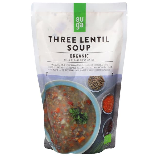 מרק עדשים אורגני 400 גר