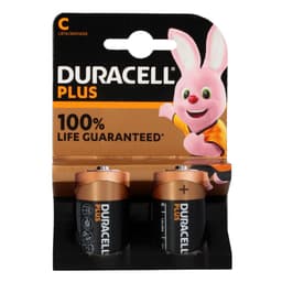 סוללות פלוס פאוור C דורסל 2 יח
