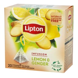 חליטת ג`ינג`ר ולימון 20 פירמידות*2גר