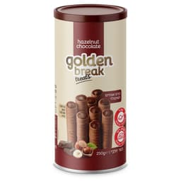 גליליות וופלים 250גר אגוזים וקקאו