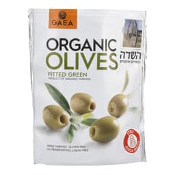 זיתים ירוקים ללא גלעינים אורגני 150 גרם