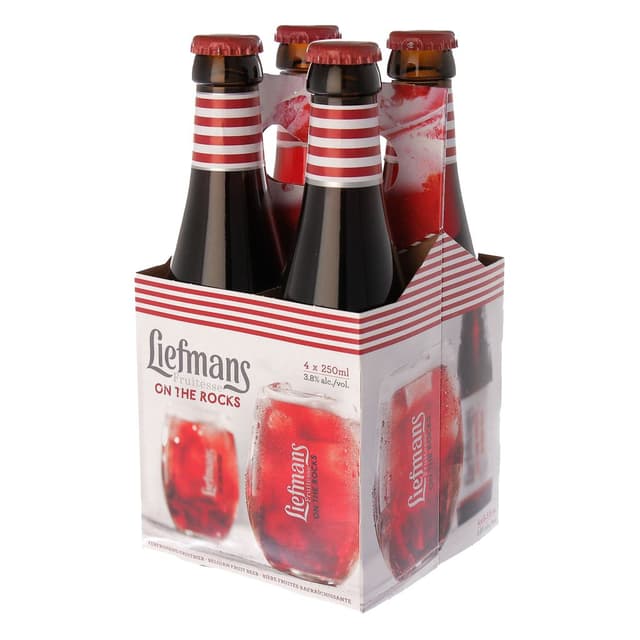 רביעיית בקבוקי בירה לימפנס און  4*330מ