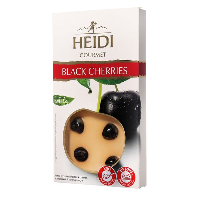 שוקולד היידי גורמה דובדבן לבן 100 גר