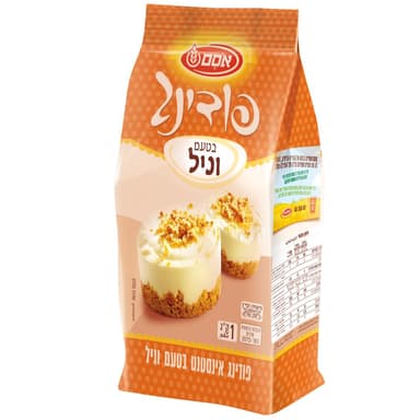 פודינג אינסטנט טעם וניל 1ק"ג אסם
