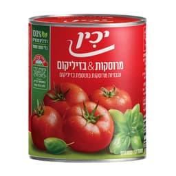 עגבניות מרוסקות בזיליקום יכין 850  A 2.5