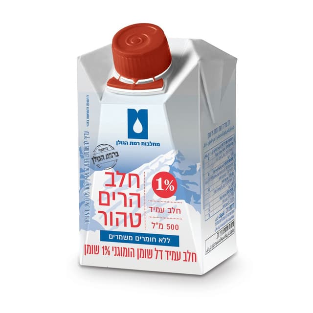 חלב הרים 500מל 1% שו
