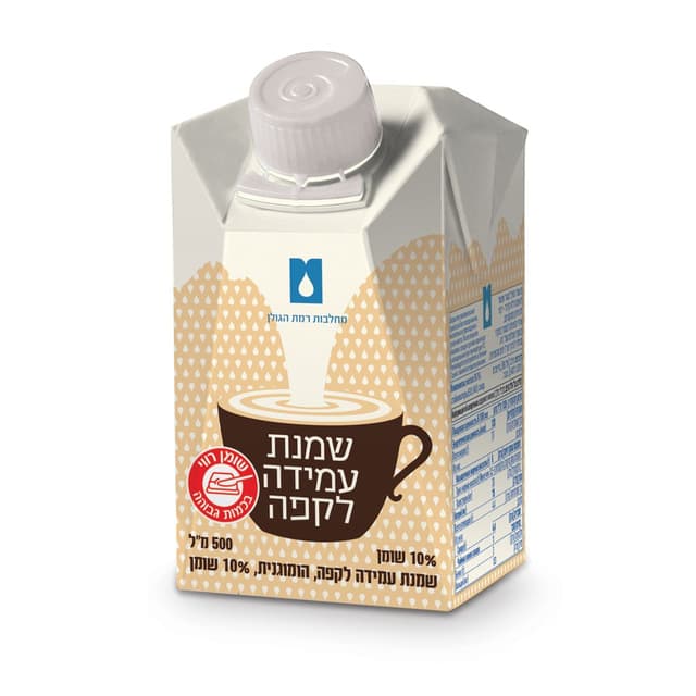 שמנת לקפה 10% שומן 500 מ"ל