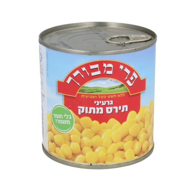 גרעיני תירס מתוק פרי מבורך 400 גרם