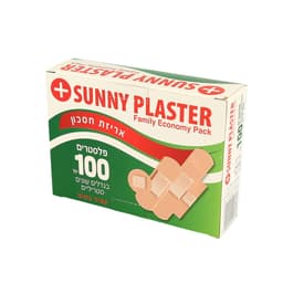 פלסטר מעורב 100 יח' - SUNNY PLASTER