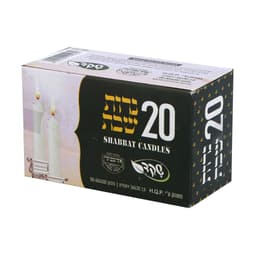 נרות שבת 20 יחידות