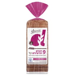 לחם 9 דגנים קל 500 גרם