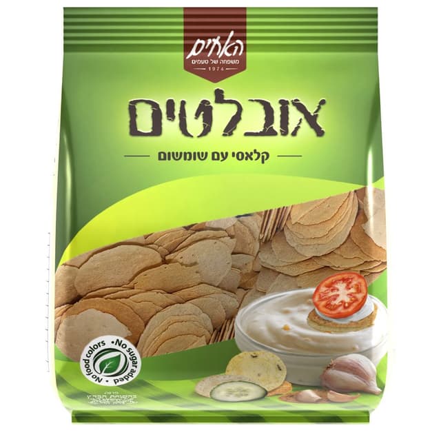 קרקר אובלטים קלאסי עם שומשום 282 גר