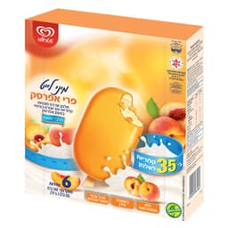 גלידה לייט פרי 6 יחידות