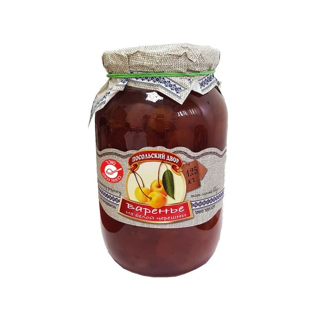 מעדן -קונפיטורה דובדבנים לבנים 1.25 ק"ג