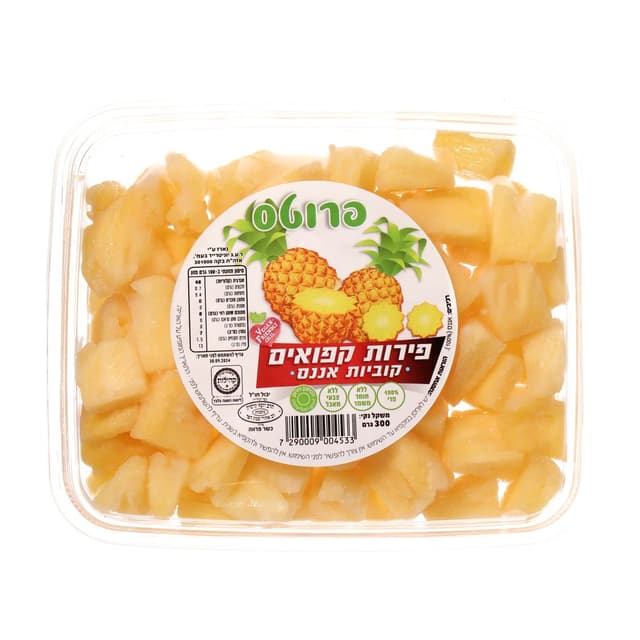 אננס חתוך פרוט לנד 300 גר`