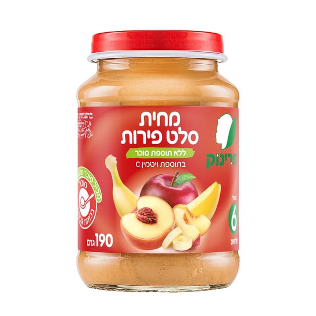מחית סלט פירות 190ג' פרינוק