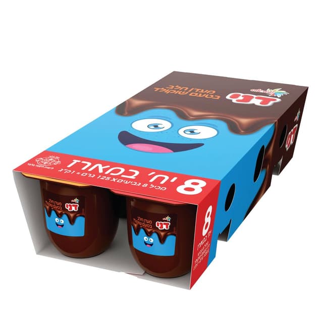 דני שוקולד מאגדת 8 יח' * 125 ג'