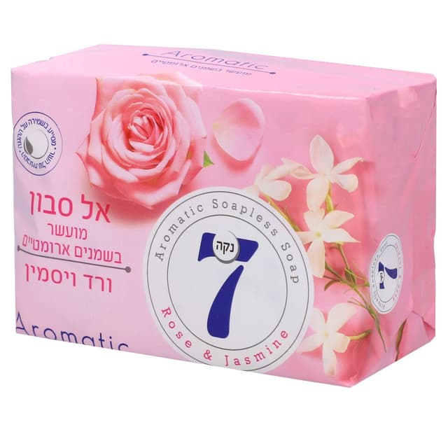 נקה 7-סבון מוצק ארומה ורוד - רביעייה * 100 ג'