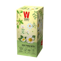 תה קמומיל ונענע 1.5ג' * 25 שקיקים