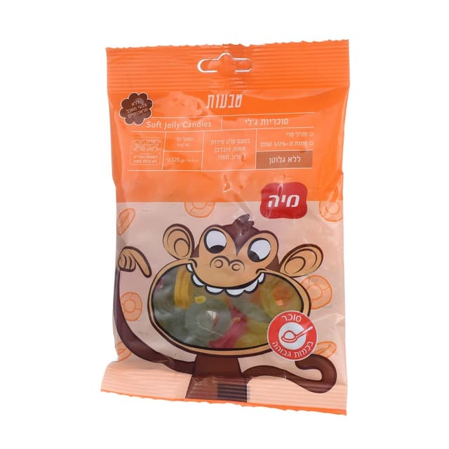 סוכריות גלי טבעות 125 גר
