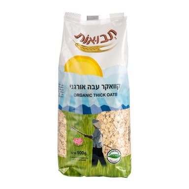 קוואקר עבה אורגני 500 גר